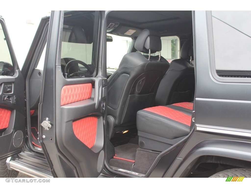 designo Classic Red Interior 2016 Mercedes-Benz G 63 AMG Photo #116643515