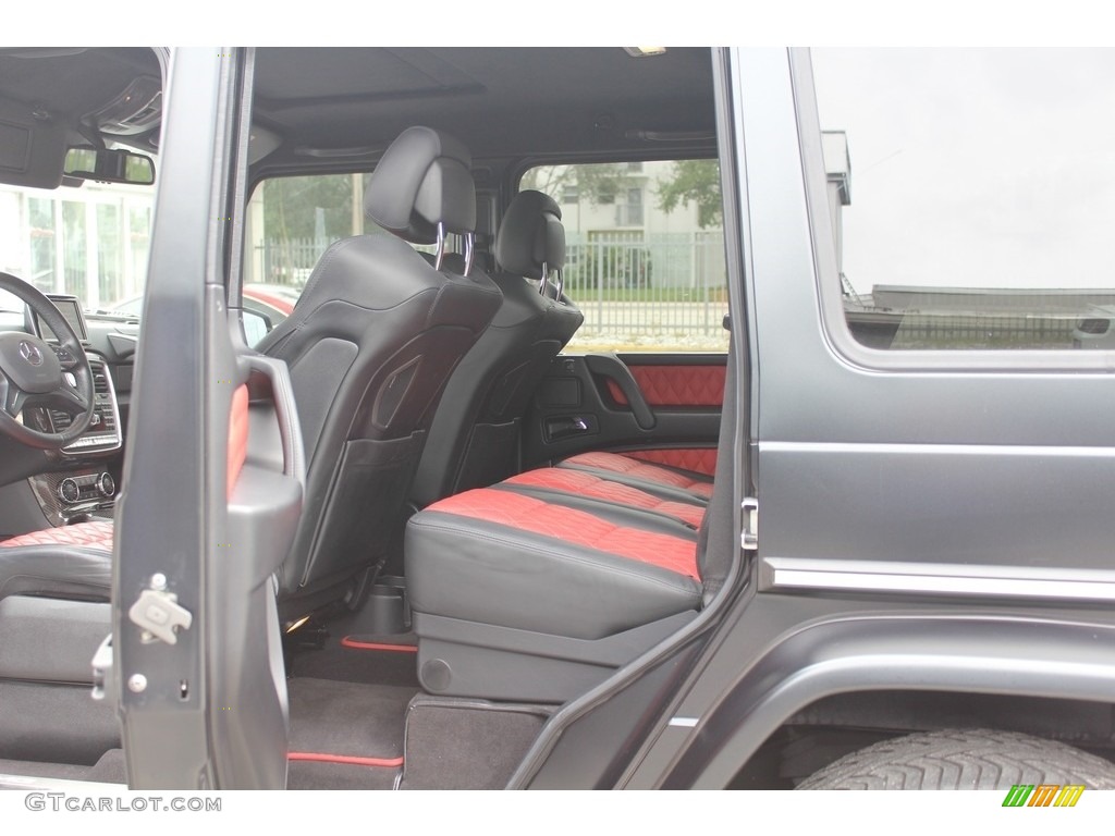 designo Classic Red Interior 2016 Mercedes-Benz G 63 AMG Photo #116643539