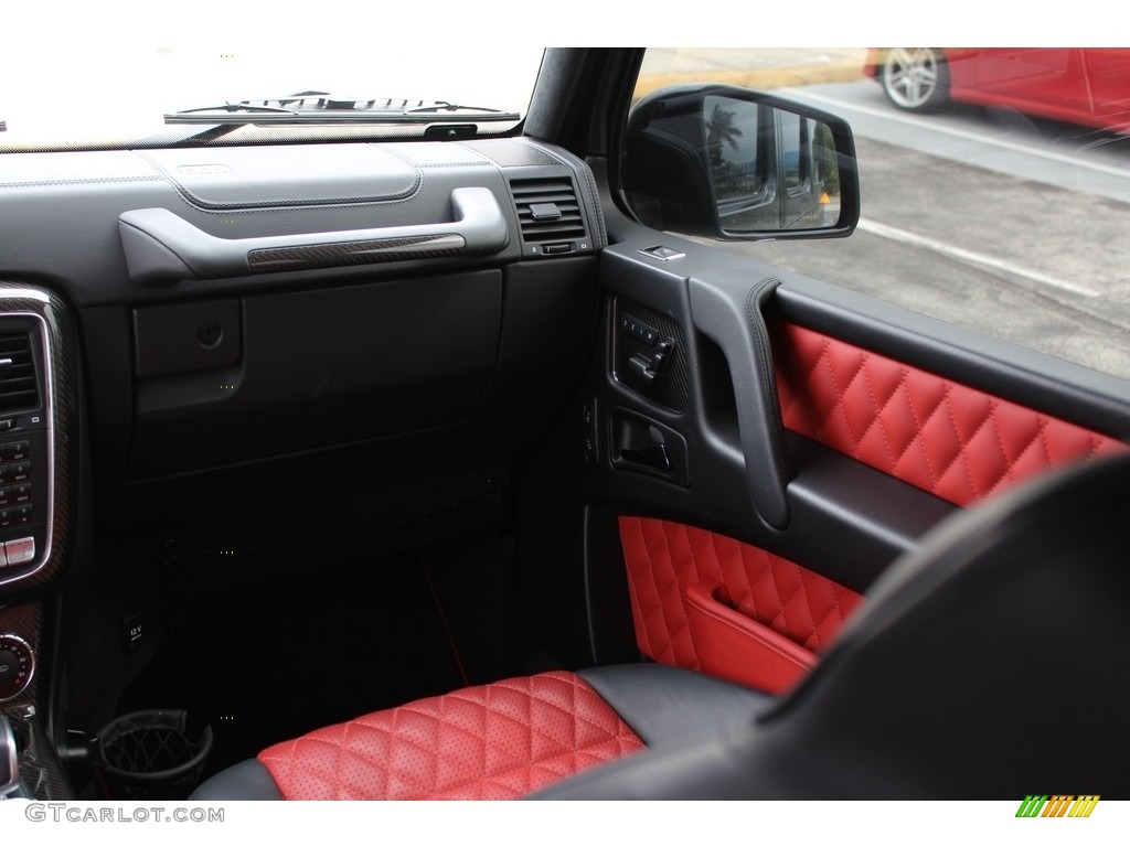 2016 Mercedes-Benz G 63 AMG designo Classic Red Dashboard Photo #116643610