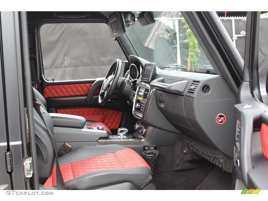 2016 Mercedes-Benz G 63 AMG designo Classic Red Dashboard Photo #116643692