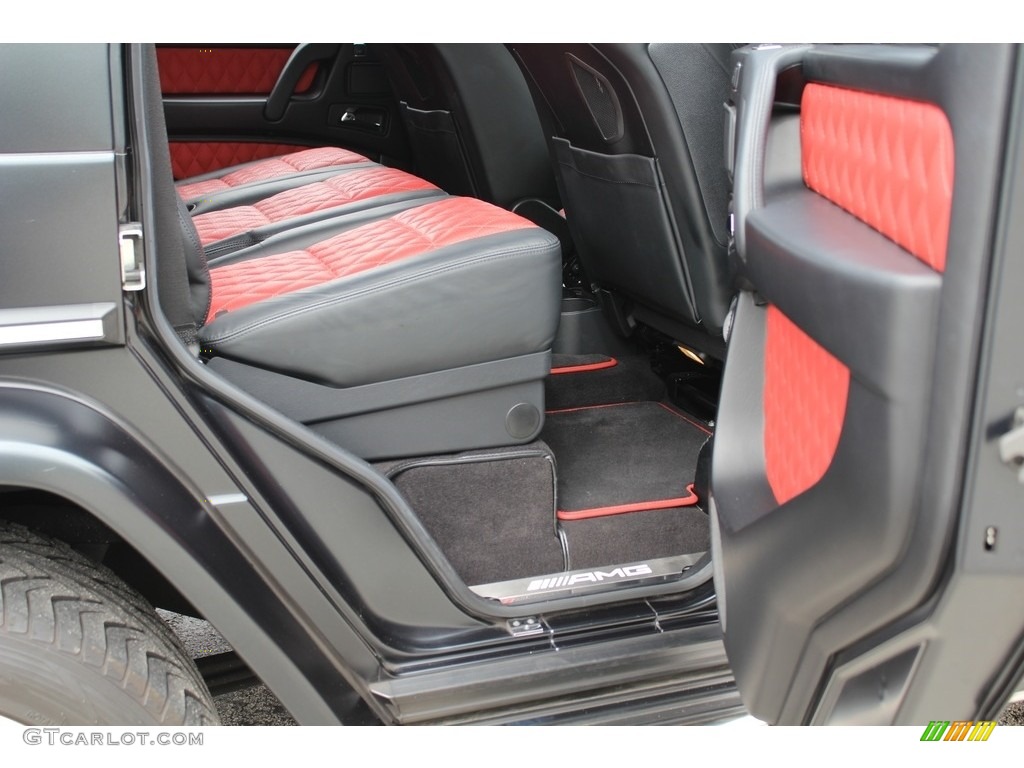 designo Classic Red Interior 2016 Mercedes-Benz G 63 AMG Photo #116643718