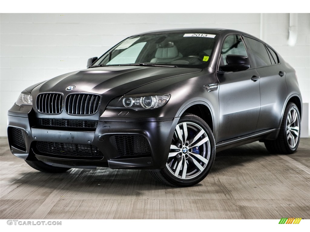 2013 X6 M M xDrive - Black Sapphire Metallic / Silverstone II photo #13