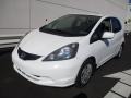 Taffeta White 2012 Honda Fit Standard Fit Model Exterior