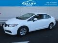 Taffeta White - Civic LX Sedan Photo No. 1