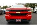 2017 Red Hot Chevrolet Silverado 1500 Custom Double Cab 4x4  photo #2