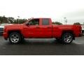 2017 Red Hot Chevrolet Silverado 1500 Custom Double Cab 4x4  photo #3