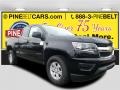 2016 Black Chevrolet Colorado WT Extended Cab  photo #1