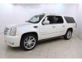 2013 White Diamond Tricoat Cadillac Escalade ESV Platinum AWD  photo #3