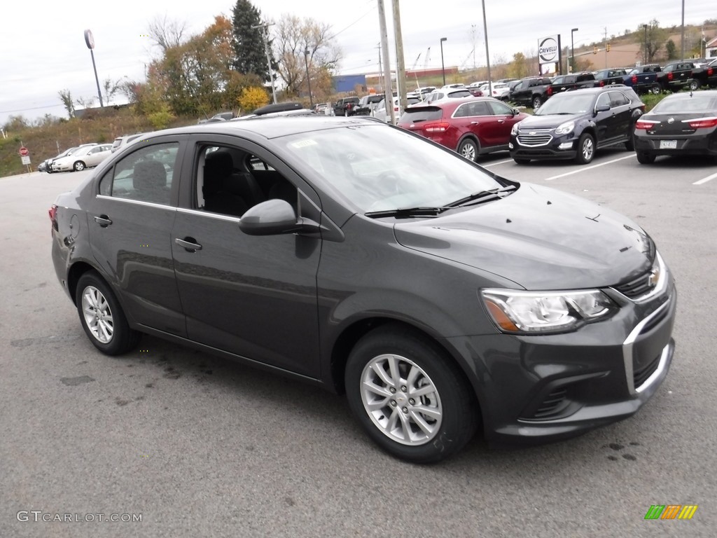 Nightfall Gray Metallic 2017 Chevrolet Sonic LT Sedan Exterior Photo #116647313