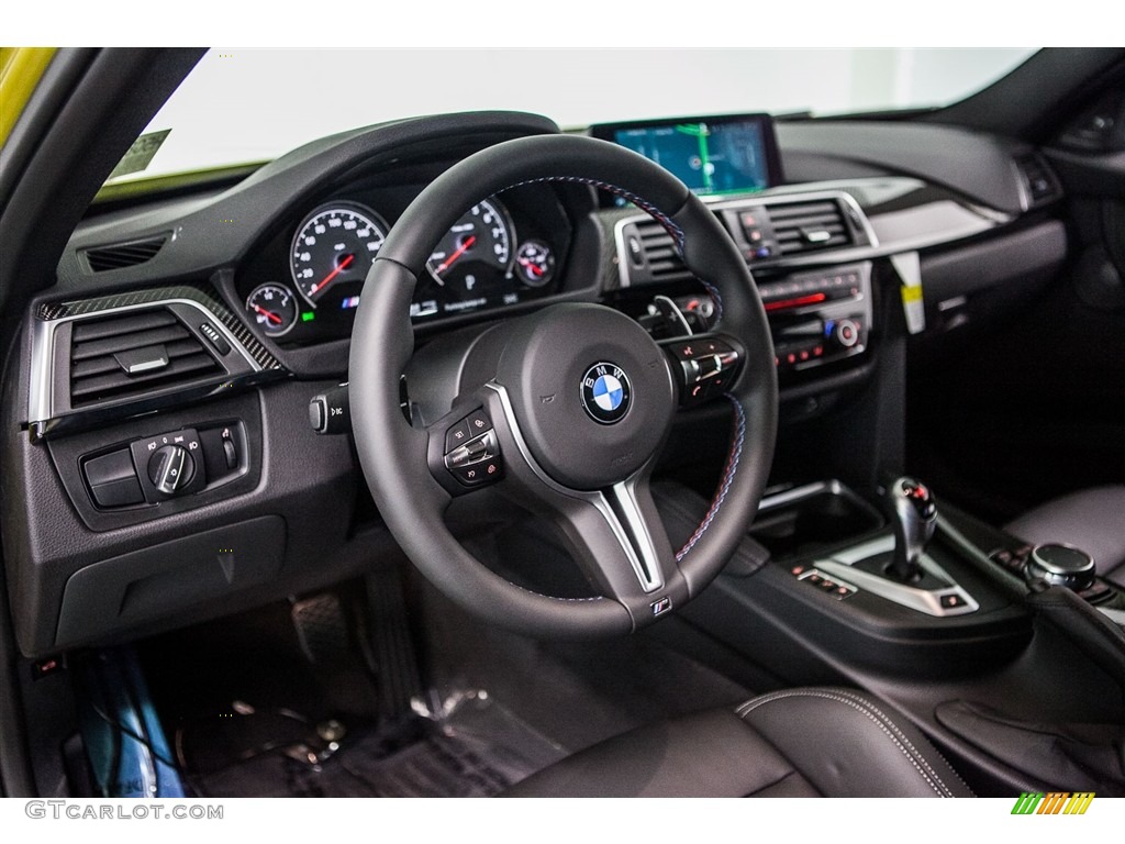 2017 BMW M3 Sedan Black Dashboard Photo #116648195