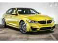 2017 Austin Yellow Metallic BMW M3 Sedan  photo #12
