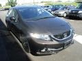 Kona Coffee Metallic - Civic EX-L Sedan Photo No. 7