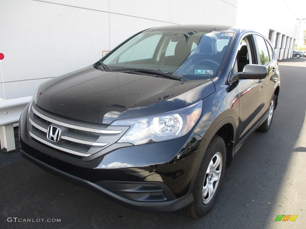 2014 CR-V LX AWD - Crystal Black Pearl / Black photo #9