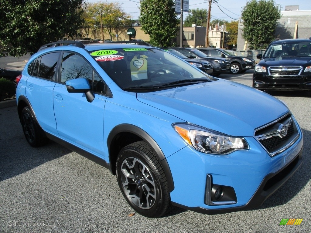 2016 Crosstrek 2.0i Limited - Hyper Blue / Black photo #6