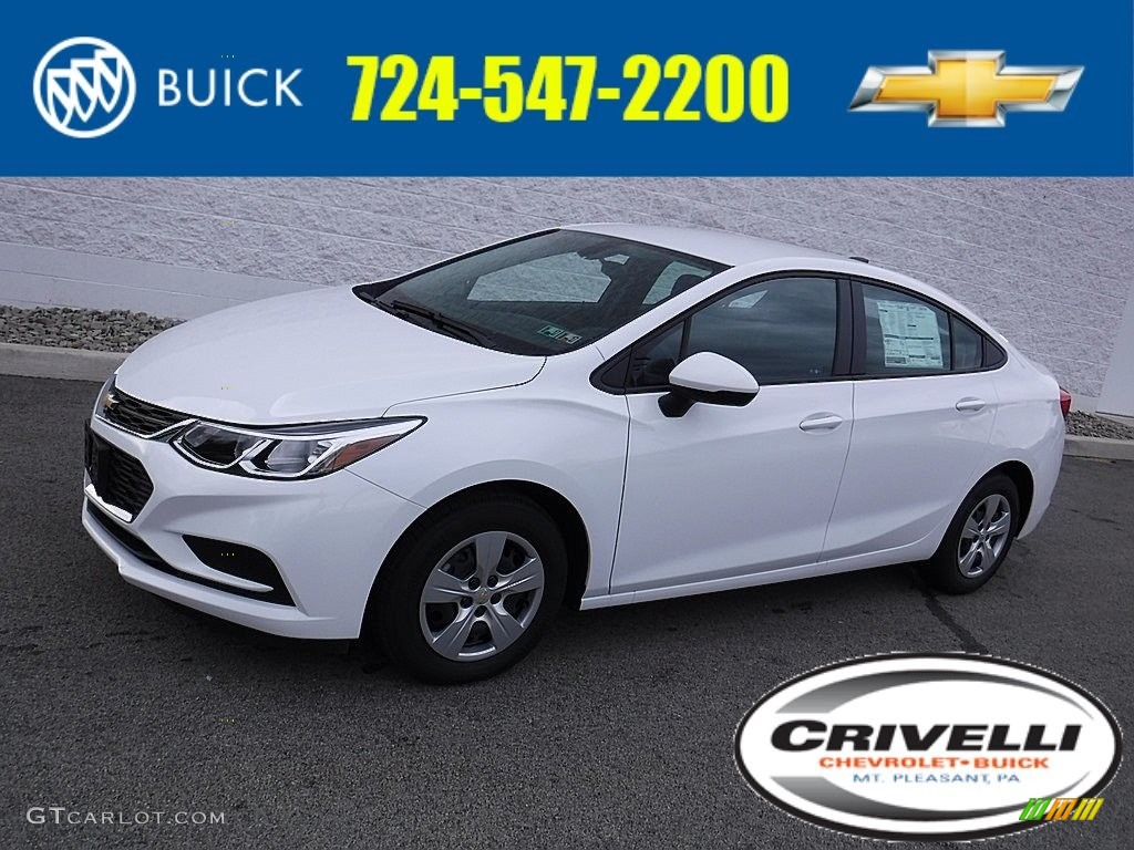 2016 Cruze LS Sedan - Summit White / Jet Black photo #1