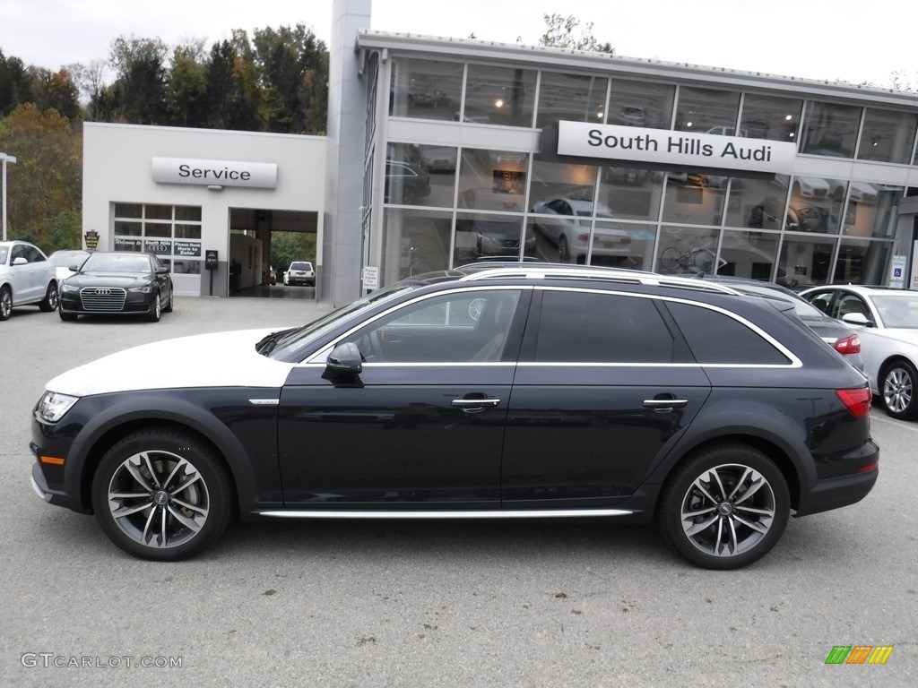 2017 A4 allroad 2.0T Premium Plus quattro - Moonlight Blue Metallic / Nougat Brown photo #2