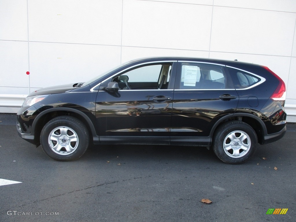 2013 CR-V LX AWD - Crystal Black Pearl / Black photo #2