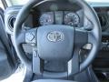 Cement Gray 2017 Toyota Tacoma SR Access Cab Steering Wheel