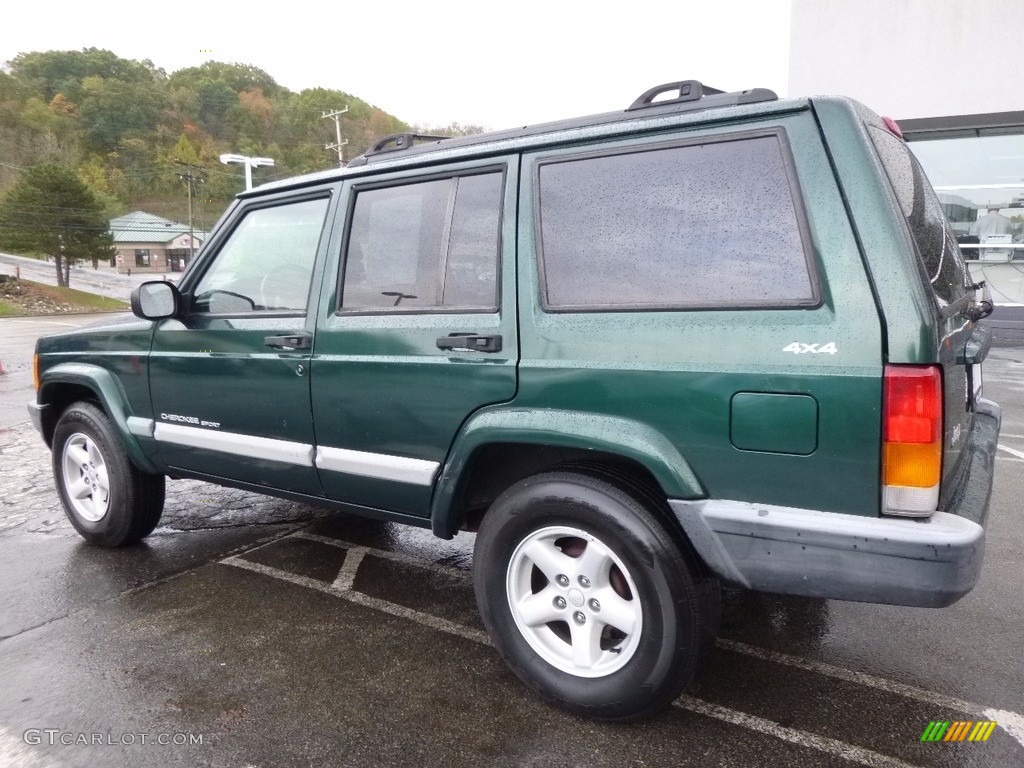 1999 Cherokee Sport 4x4 - Forest Green Pearl / Agate photo #3