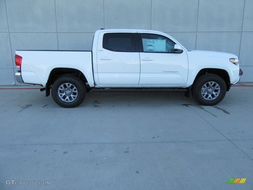 Super White 2017 Toyota Tacoma SR5 Double Cab Exterior Photo #116655143