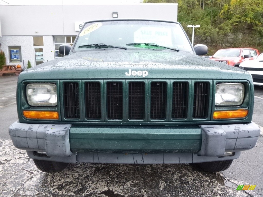 1999 Cherokee Sport 4x4 - Forest Green Pearl / Agate photo #9