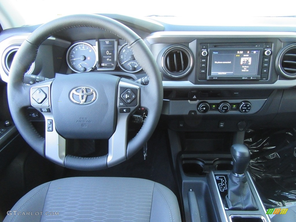 2017 Toyota Tacoma SR5 Double Cab Cement Gray Dashboard Photo #116655671