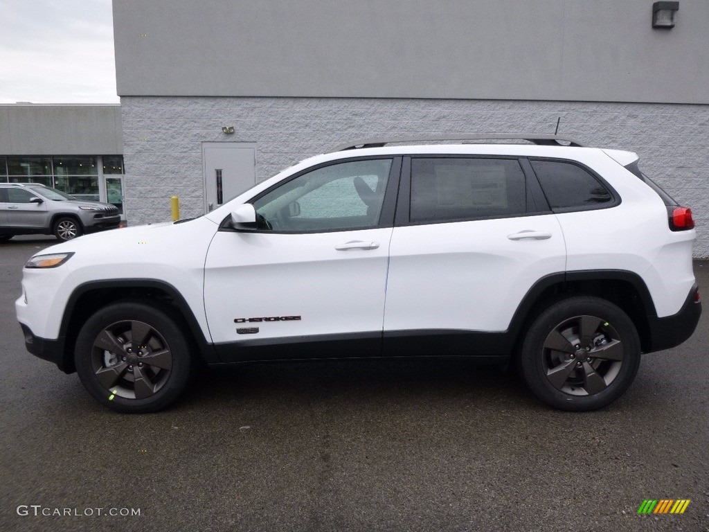 Bright White 2017 Jeep Cherokee 75th Anniversary Edition 4x4 Exterior Photo #116656907