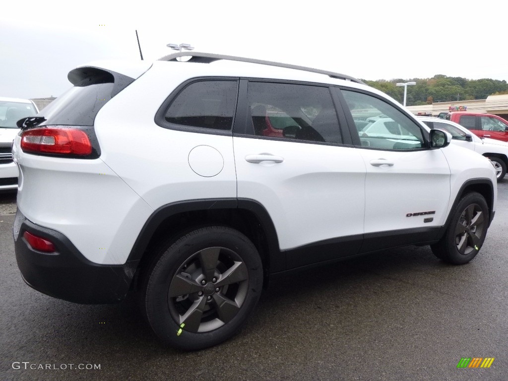Bright White 2017 Jeep Cherokee 75th Anniversary Edition 4x4 Exterior Photo #116657000