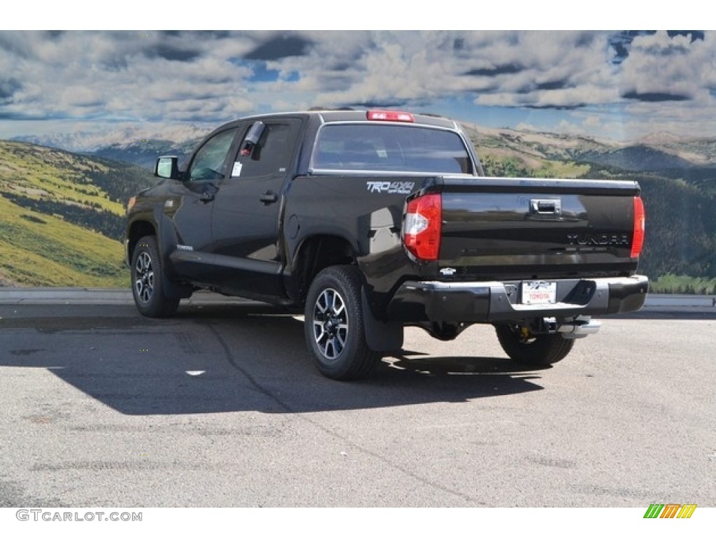 2017 Tundra SR5 CrewMax 4x4 - Midnight Black Metallic / Graphite photo #3