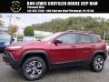 2017 Deep Cherry Red Crystal Pearl Jeep Cherokee Trailhawk 4x4  photo #1