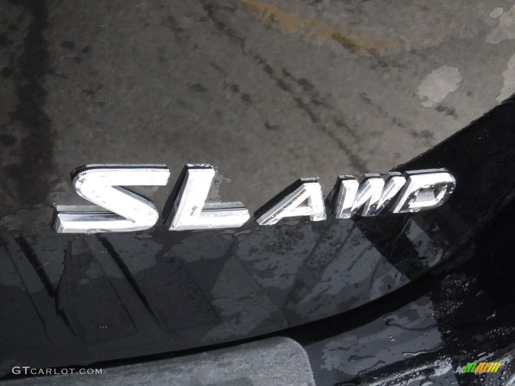 2012 Rogue SL AWD - Super Black / Gray photo #9