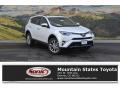 2017 Blizzard Pearl White Toyota RAV4 Limited AWD  photo #1