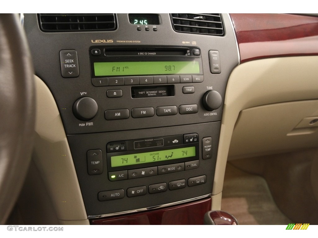 2004 ES 330 - Black Garnet Pearl / Ivory photo #10