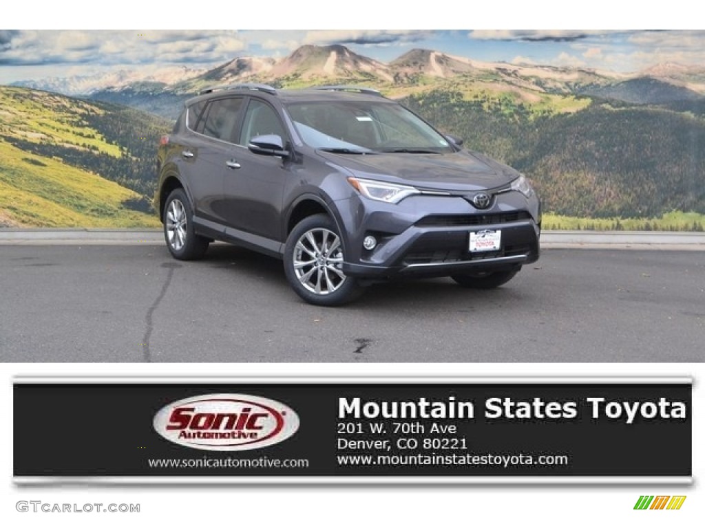 2017 RAV4 Platinum - Magnetic Gray Metallic / Black photo #1