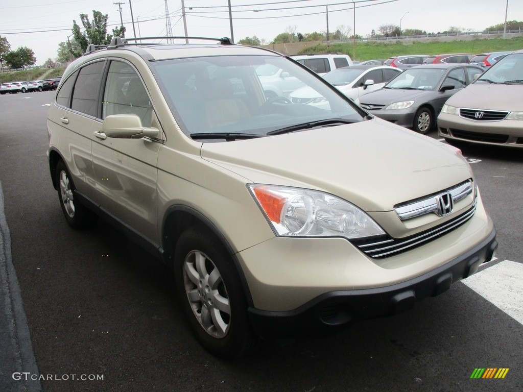 2008 CR-V EX-L 4WD - Borrego Beige Metallic / Ivory photo #7