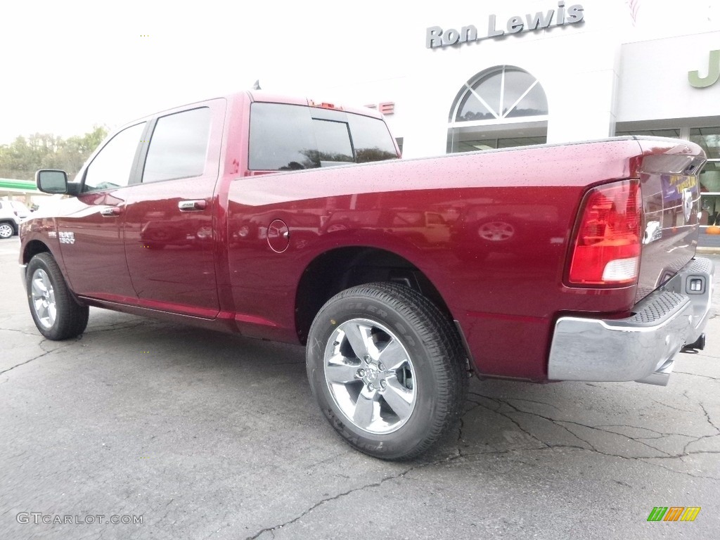 2017 1500 Big Horn Crew Cab 4x4 - Delmonico Red Pearl / Black/Diesel Gray photo #3