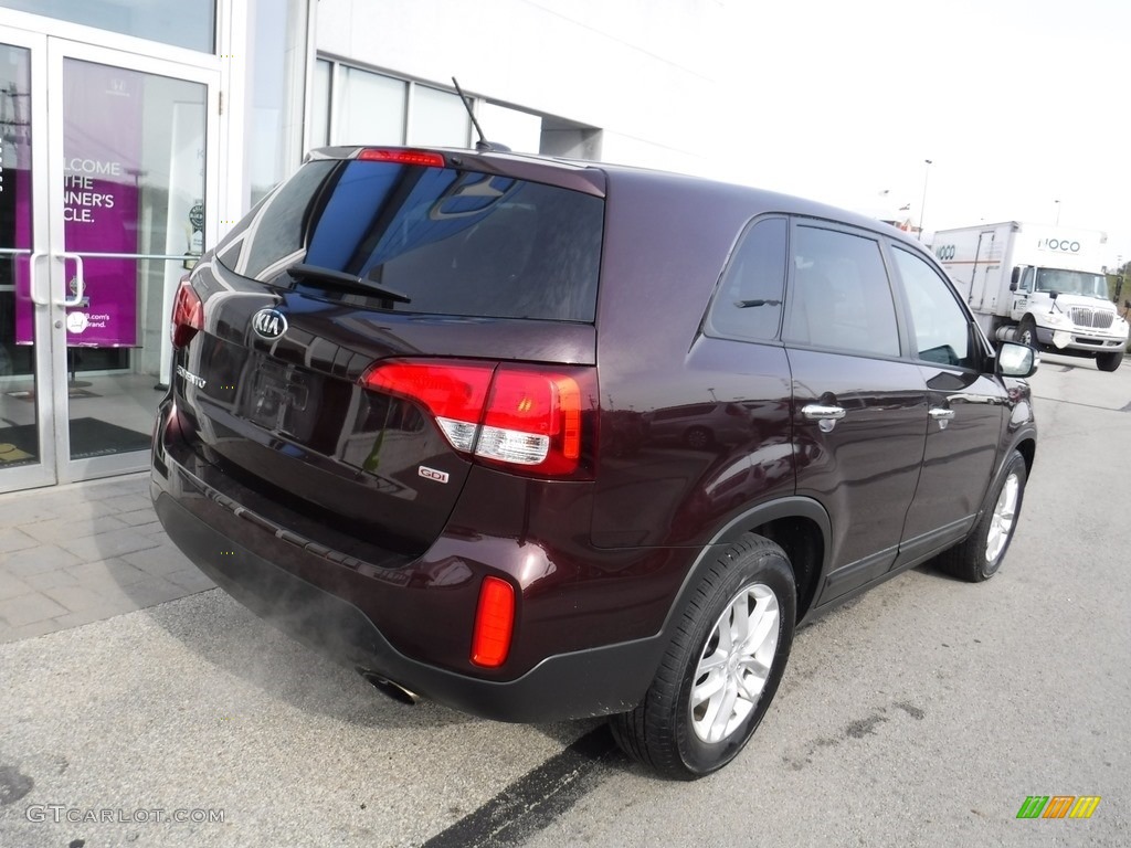 2015 Sorento LX - Dark Cherry / Black photo #9