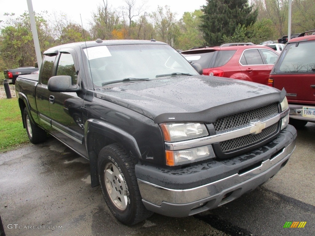 2004 Silverado 1500 LT Extended Cab 4x4 - Dark Gray Metallic / Dark Charcoal photo #3