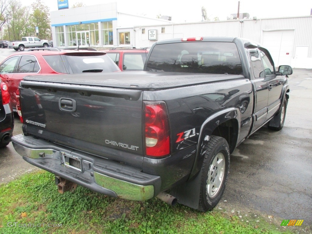 2004 Silverado 1500 LT Extended Cab 4x4 - Dark Gray Metallic / Dark Charcoal photo #4