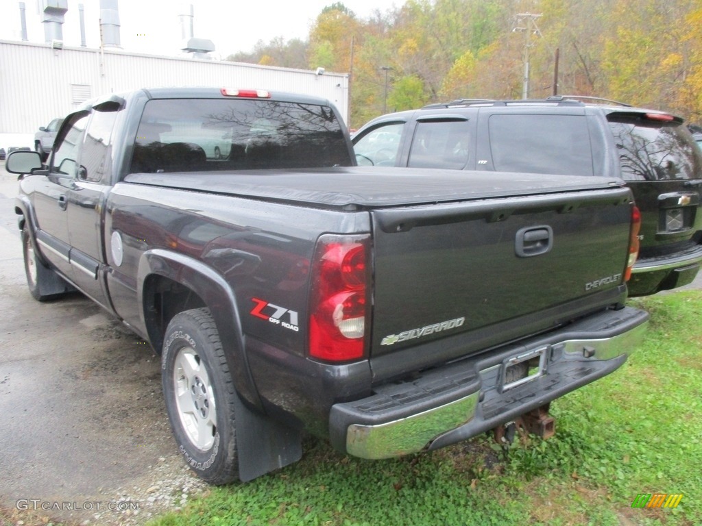 2004 Silverado 1500 LT Extended Cab 4x4 - Dark Gray Metallic / Dark Charcoal photo #5