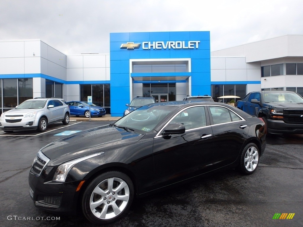 2013 ATS 2.0L Turbo AWD - Black Raven / Jet Black/Jet Black Accents photo #1