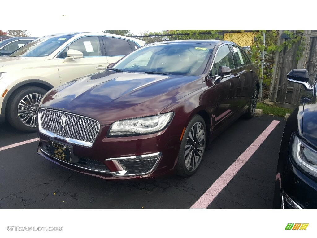 2017 MKZ Reserve - Burgundy Velvet / Cappuccino photo #1