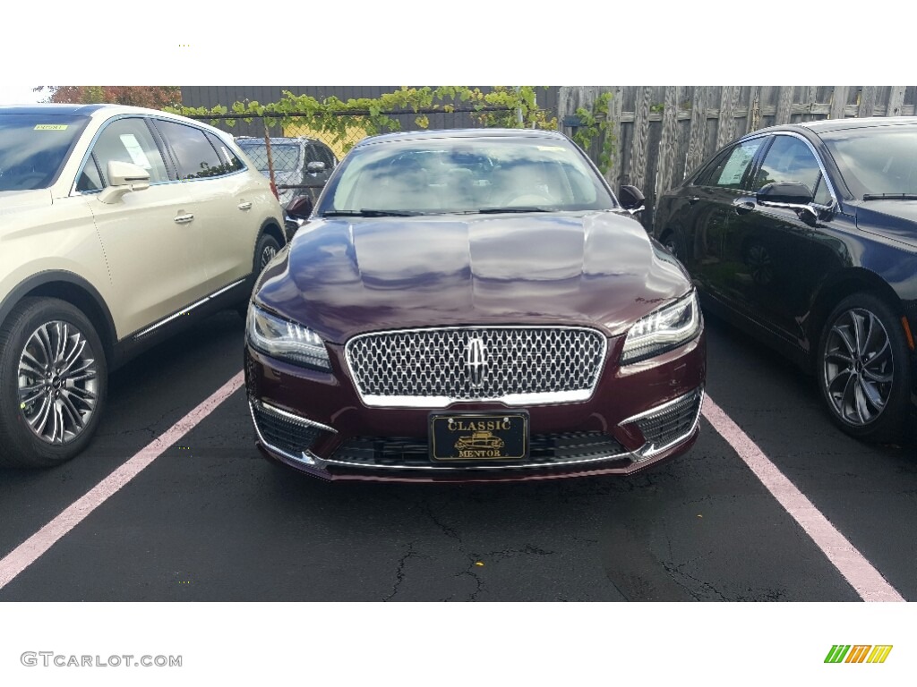 2017 MKZ Reserve - Burgundy Velvet / Cappuccino photo #2