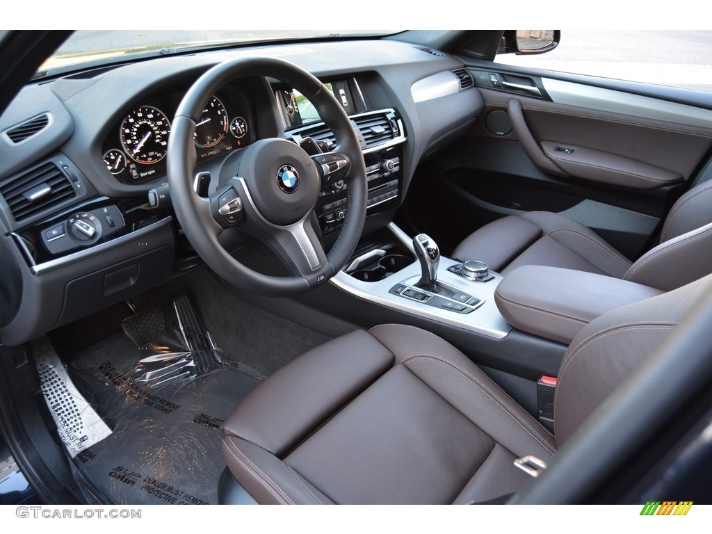 Mocha Interior 2016 BMW X4 M40i Photo #116666055