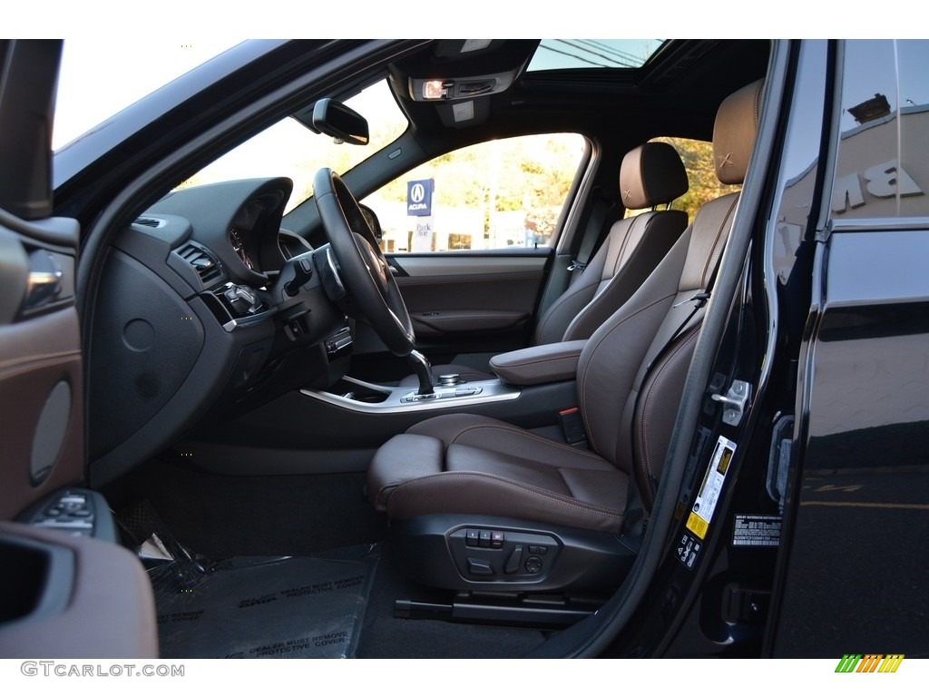Mocha Interior 2016 BMW X4 M40i Photo #116666076