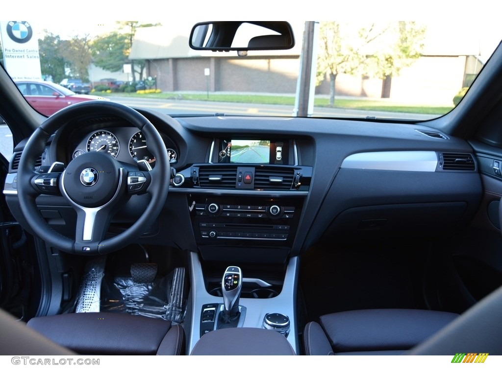 2016 BMW X4 M40i Mocha Dashboard Photo #116666160