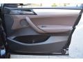 Mocha 2016 BMW X4 M40i Door Panel