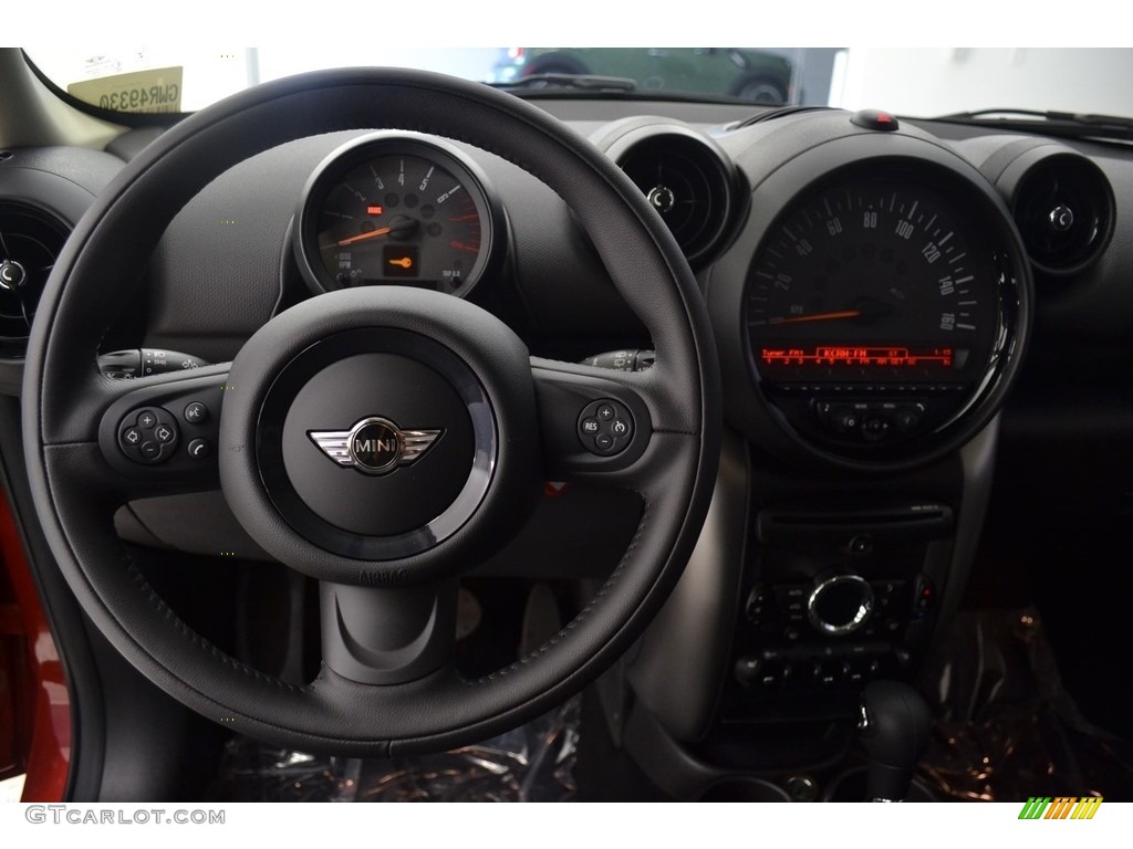 2016 Countryman Cooper - Blazing Red Metallic / Carbon Black photo #14