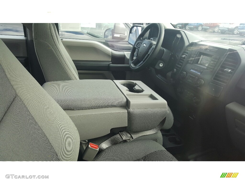2017 F150 XL SuperCrew 4x4 - Oxford White / Earth Gray photo #3
