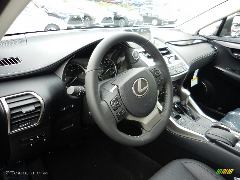 Black Interior 2017 Lexus NX 200t AWD Photo #116666547